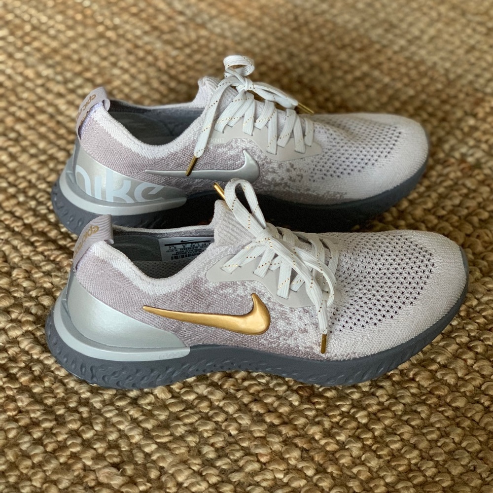Nike Epic React - Metallic Gold & Silver